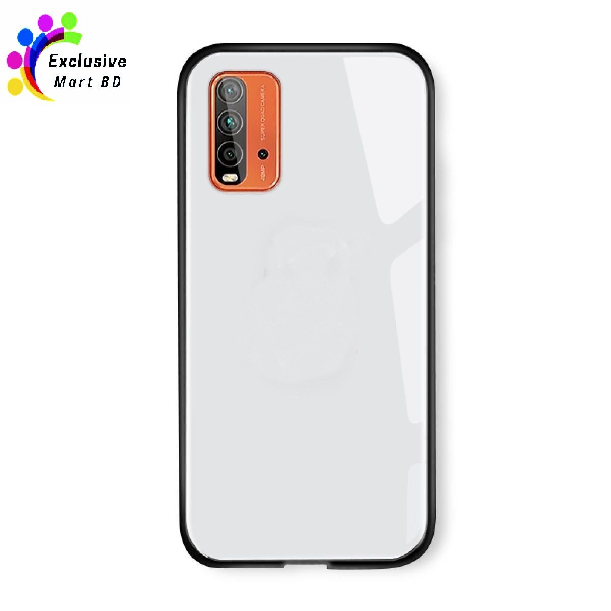 For Xiaomi Redmi 9 Power Luxurious Toughened Shockproof Back Glass Case Cover