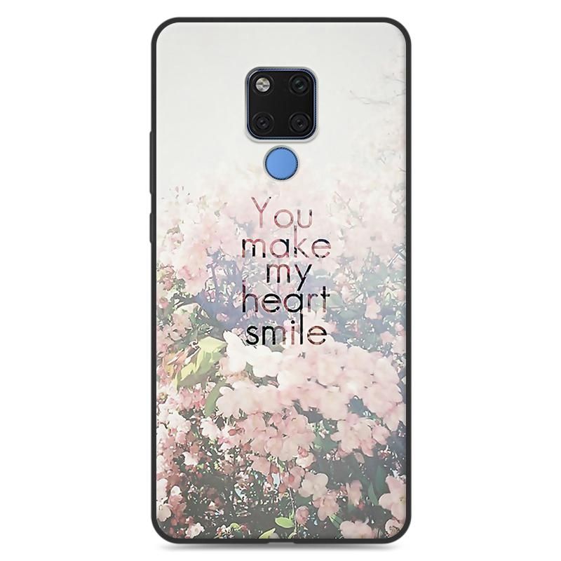 Cartoon Print Soft TPU Silicon Shockproof Case for Huawei Mate 20 X
