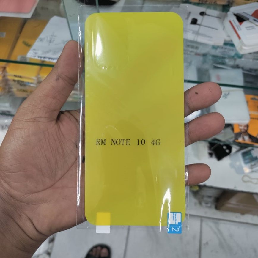 Xiaomi Redmi Note 10 Premium Quality Hydrogel Flim Transparent Back Poly