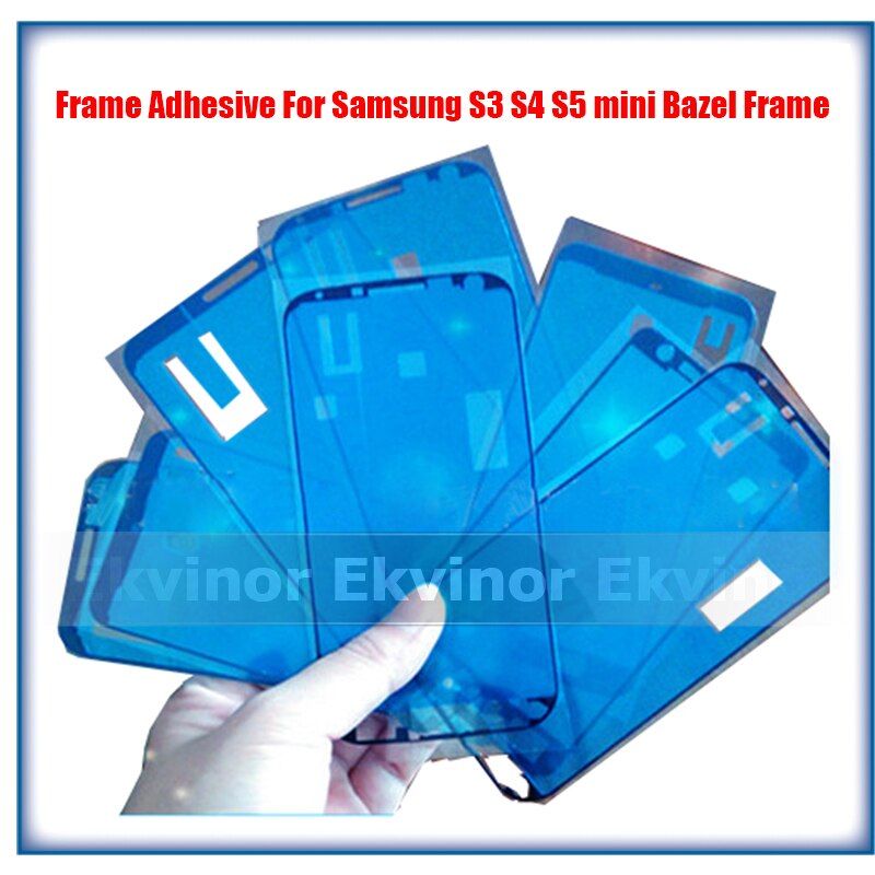50PCS Pre-cut Frame Adhesive Tape for Samsung Galaxy S3 mini S4 mini S5 mini Lcd Screen Bezel Houing Double-sided Adhesive