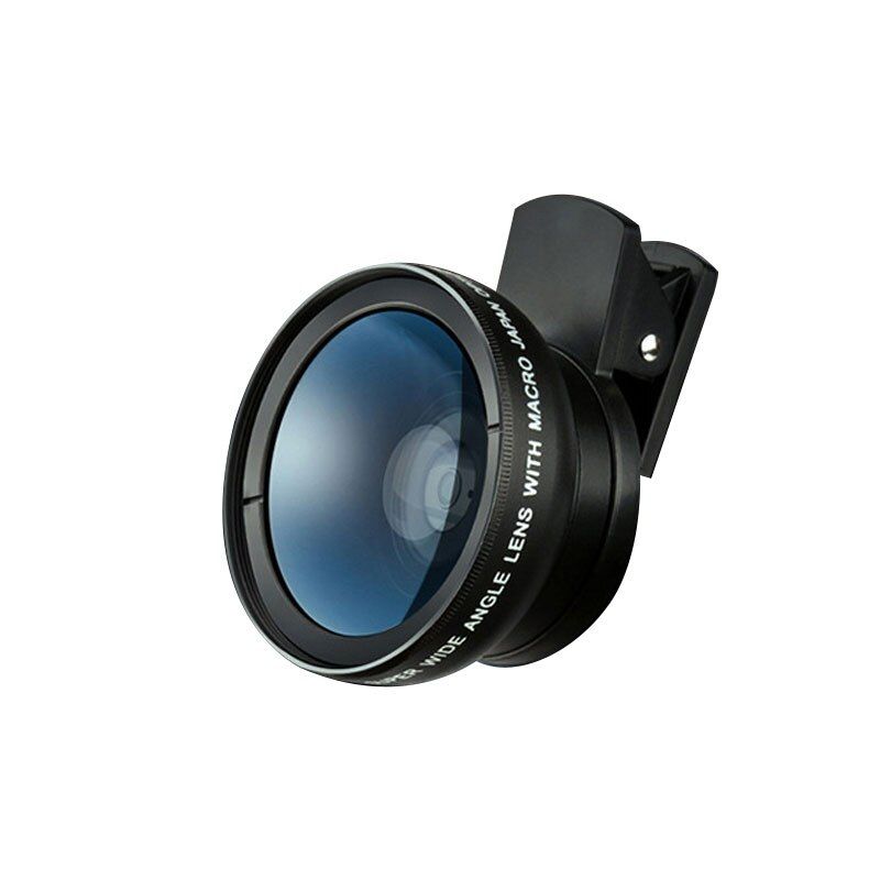 Ultra-Portable Phone Lens 0.45x Wide Angle Lens Fish Eye Macro Lenses Camera Kits With Clip Lens