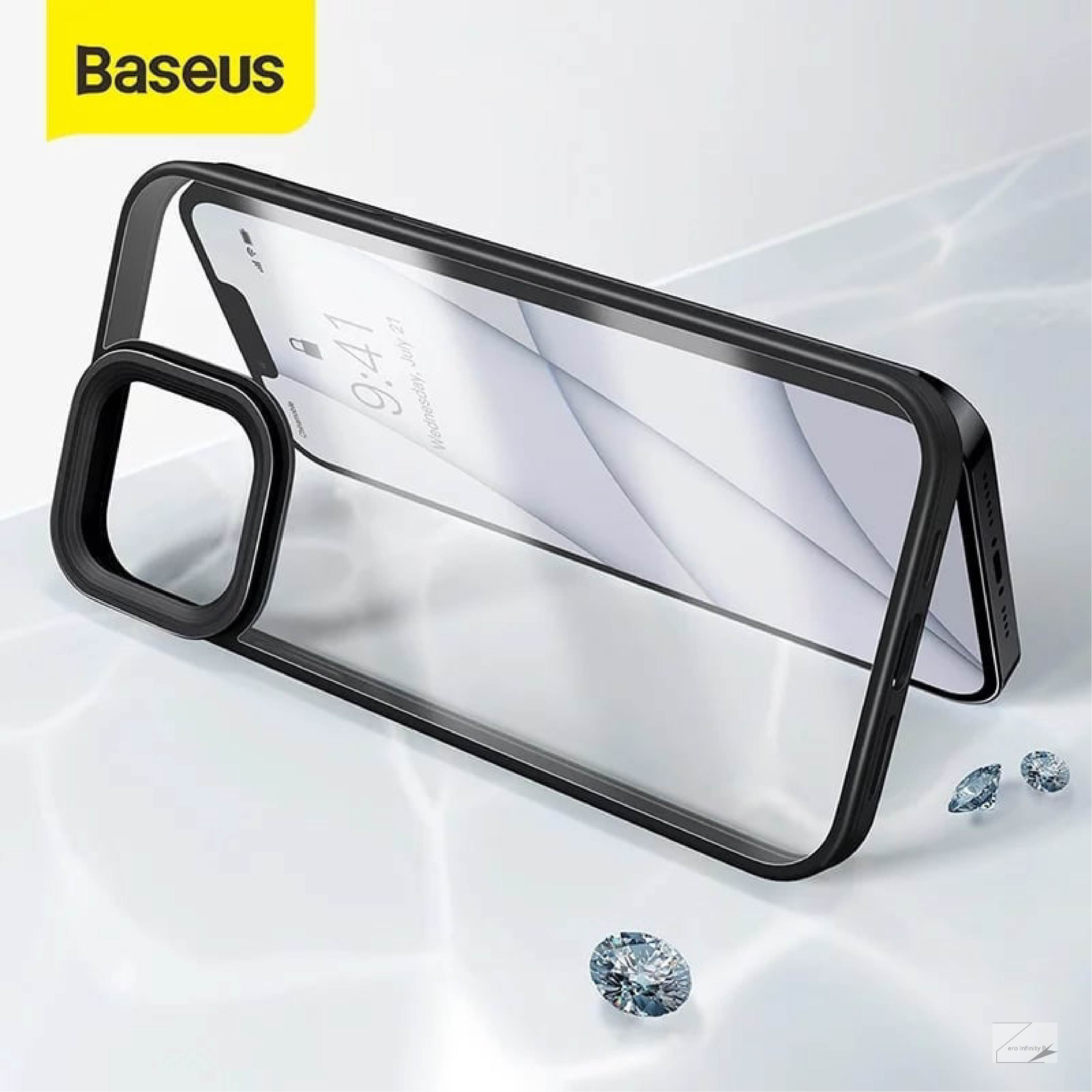 Baseus latest new 2021 Phone Case For i-Phone 13 Transparent Phone Case For i-Phone 13 Pro Max Ultra Thin Back Phone Cover Lens Protection.