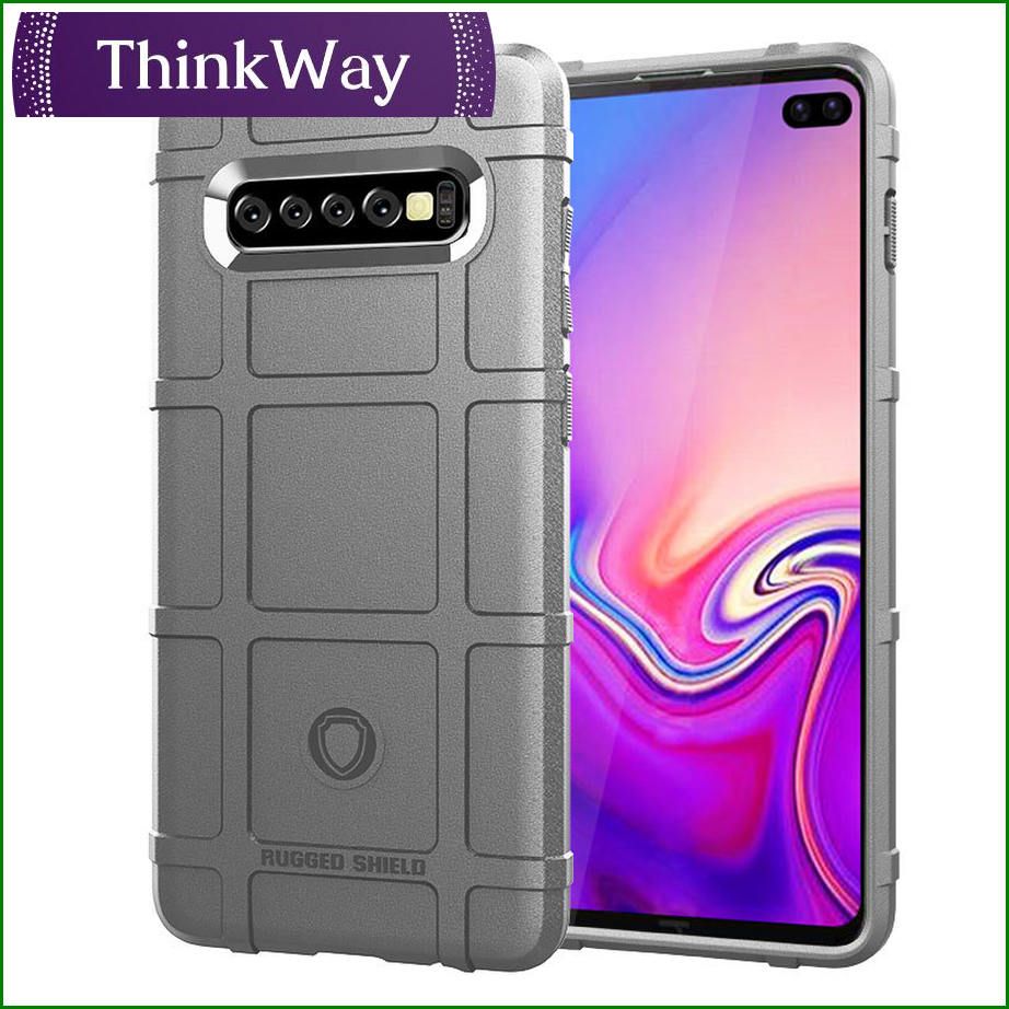 Frosted Textured Phone Case Rugged Shield TPU Thick Thick Armor Full Drop Case For Samsung Note10/Note10 5G & Samsung Note10+/Note10+ 5G