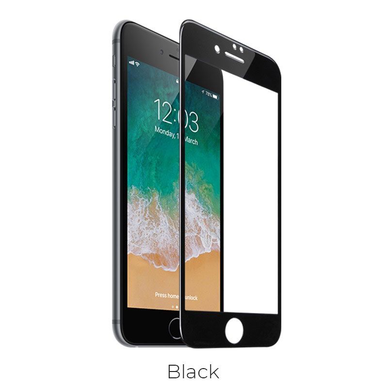 RINBO GLASS FOR IPHONE 7 PLUS 8 PLUS BLACK