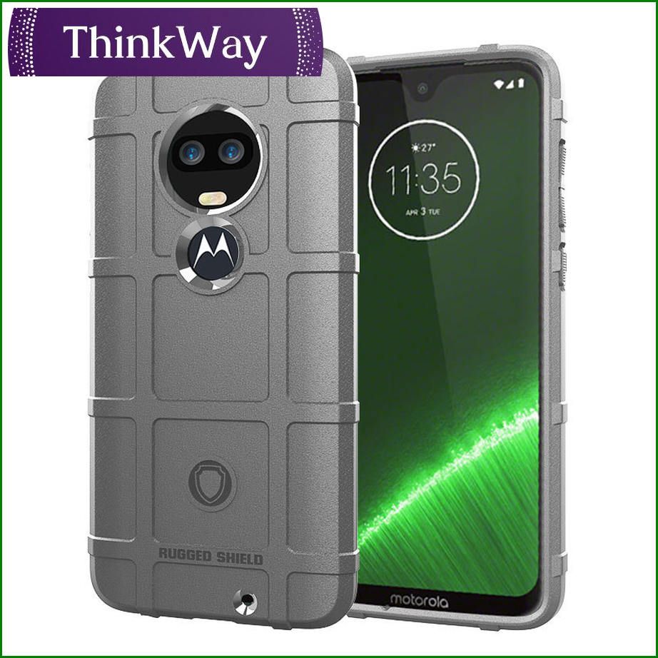Carbon Fiber Heavy Duty Lightweight Slim 2 in 1 Full Body Protection Shockproof Case Silicone Back Anti-Fingerprint Thin Silky Shockproof Case For MOTO One Hyper & MOTO G8 Power