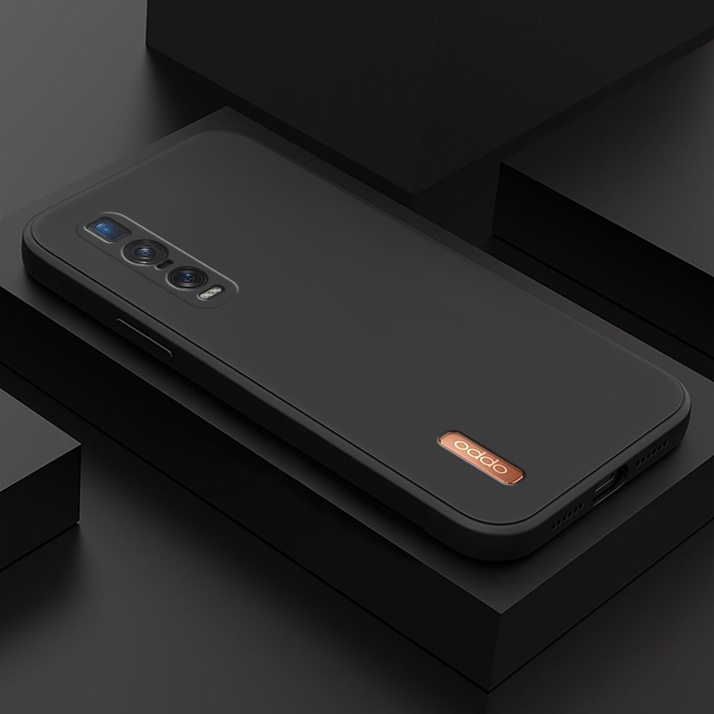 Hontinga for OPPO Find X2 Pro Case Thin Soft Luxury Square Liquid Silicone Phone Case Candy Cover