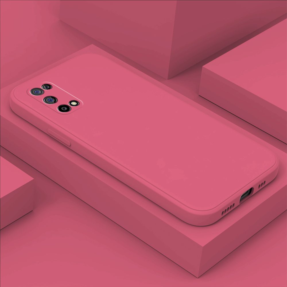 ZeroQiQi for Realme 7 5G Case Simple Candy Color Back Cover Soft Liquid Silicone Protective Phone Cases