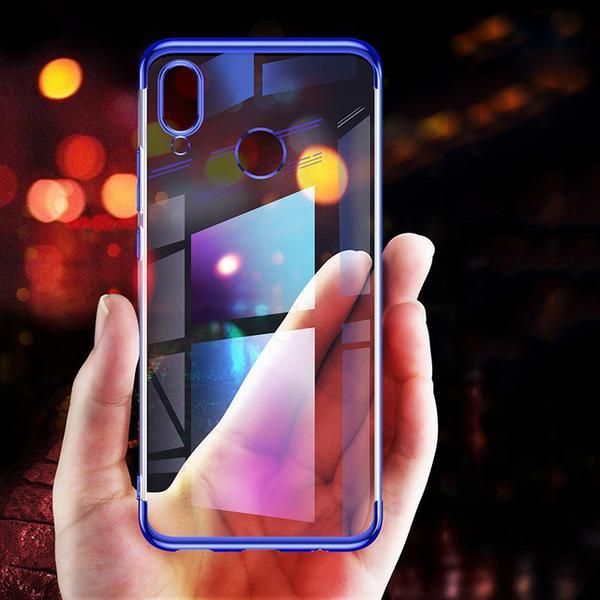 For Xiaomi Redmi Note 7 / 7 Pro Soft Case Matte Slim Silicone Ultra Thin Phone Case Cover Electroplated Plating Casing