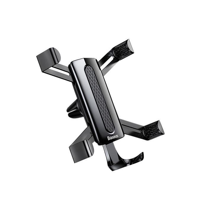 Gravity Car Phone Holder Bracket Car Air Vent Mount Holder - Black