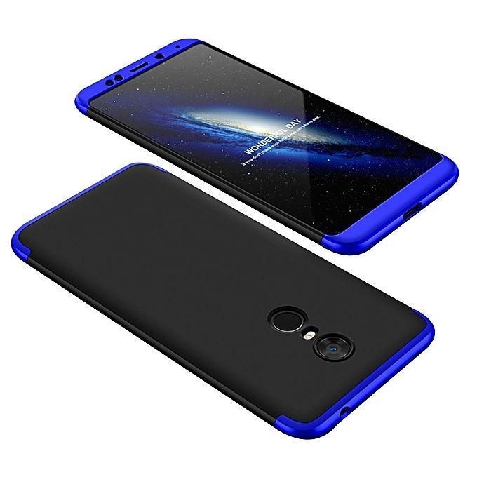 For Xiaomi Redmi 5 - 360 Degree Exclusive and Ultra Thin Back Cover - Blue and Black