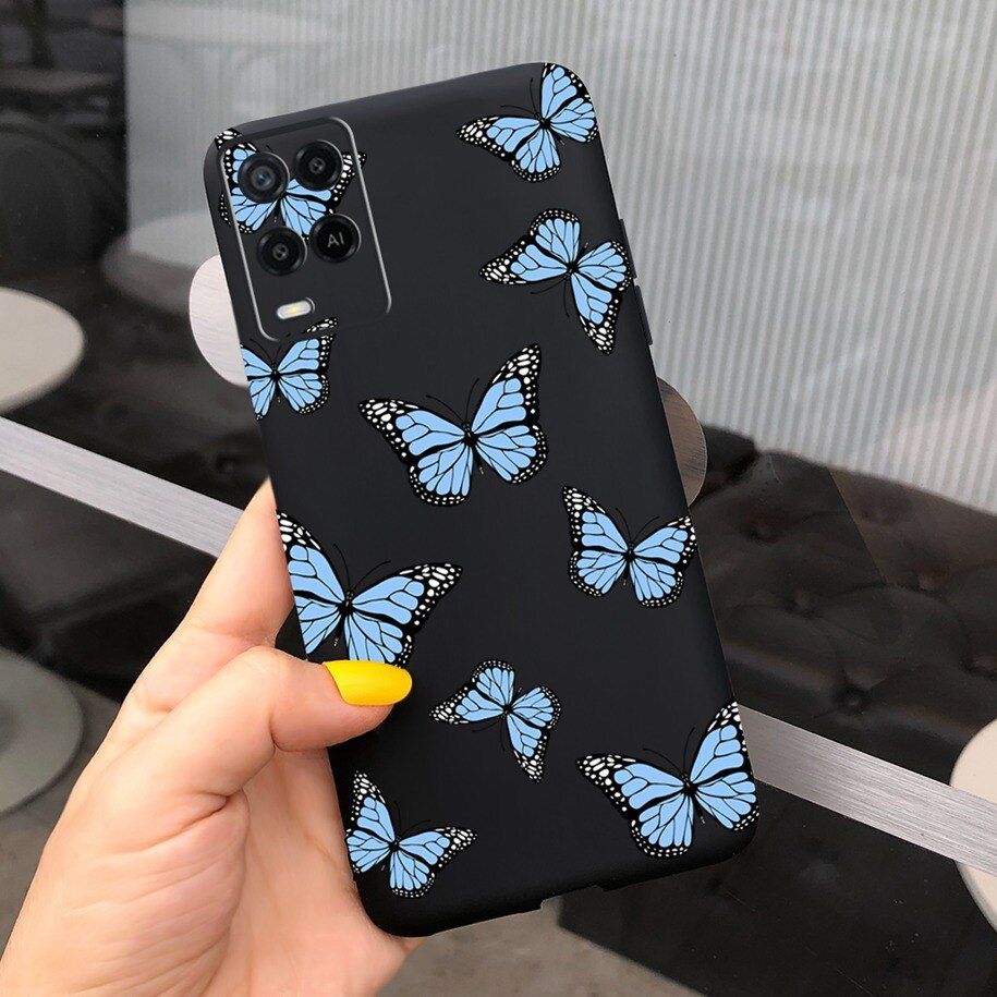 For OPPO A54 A 54 2021 Case Silicone Phone Cover For OPPOA54 CPH2239 CPH2195 A 54 5G Shockproof Soft Bumper 6.5 inch Cute Covers