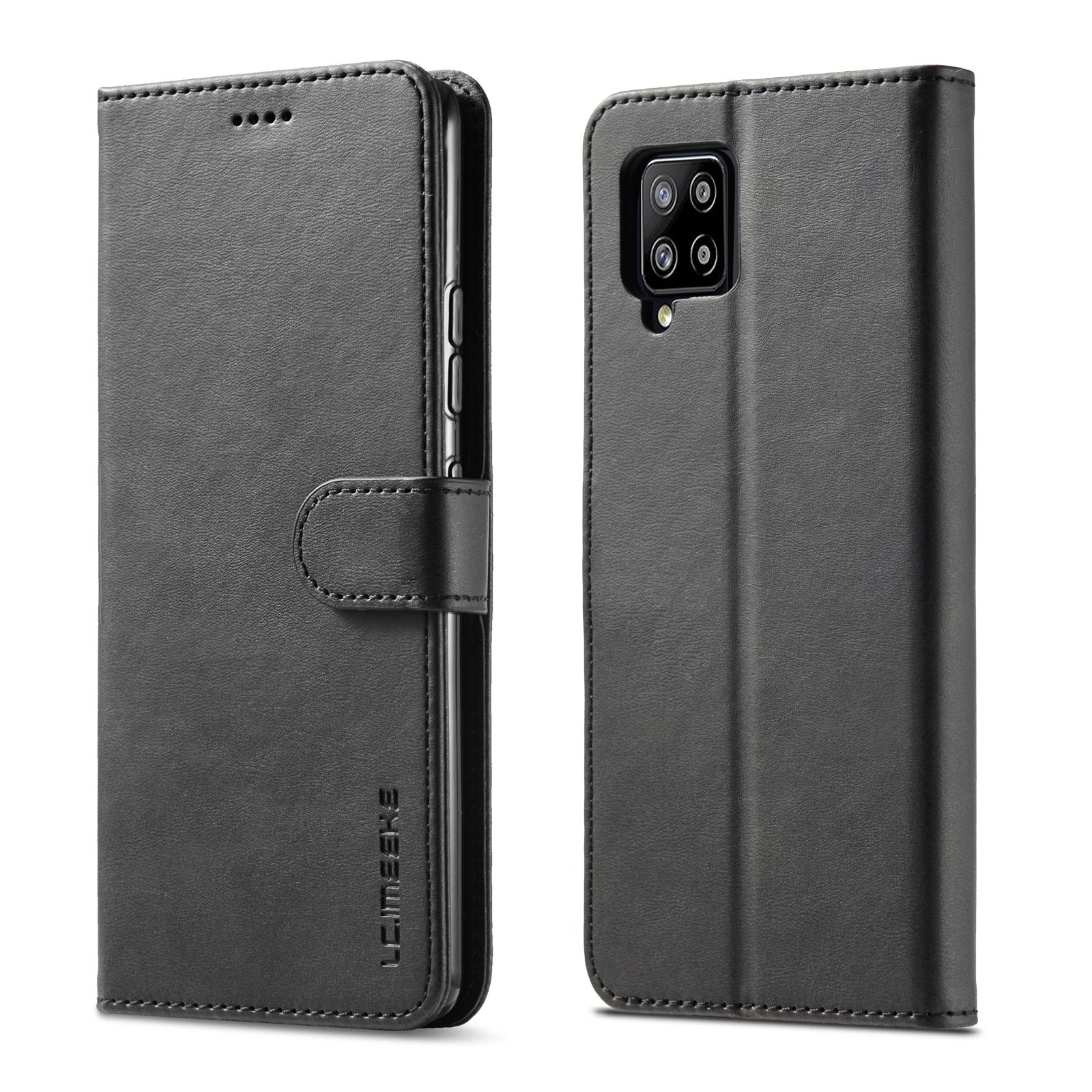 For Samsung Galaxy A42 5G Premium PU Leather Magnetic Card Holder Case Shockproof TPU Inner Flip Stand Cover