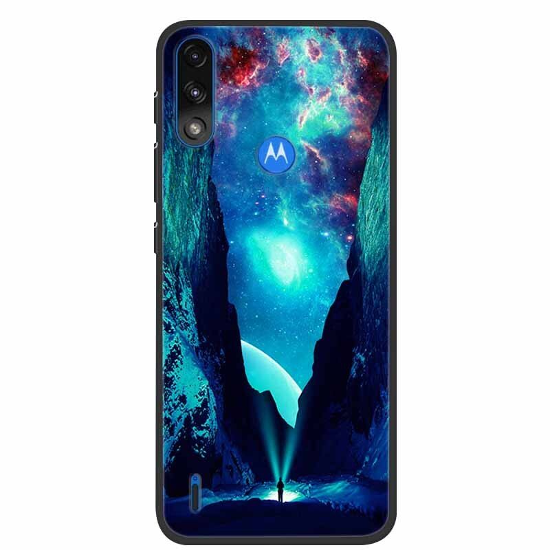 For Moto E7i Power Case TPU Soft Fashion Silicone Bumper capa for Moto E7 Power Phone Case E7Power E 7i 7 Cover 6.5 inch Marble