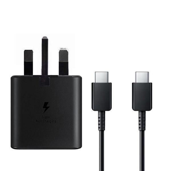 For Samsung Galaxy S21 Ultra Mobile Phone USB-C Fast Charger EU Plug Travel USB PD Fast Charge with Type-C To Type-C Data Cable For Samsung Galaxy S21 S21+ S21 Ultra S20 S20+ S20 Ultra
