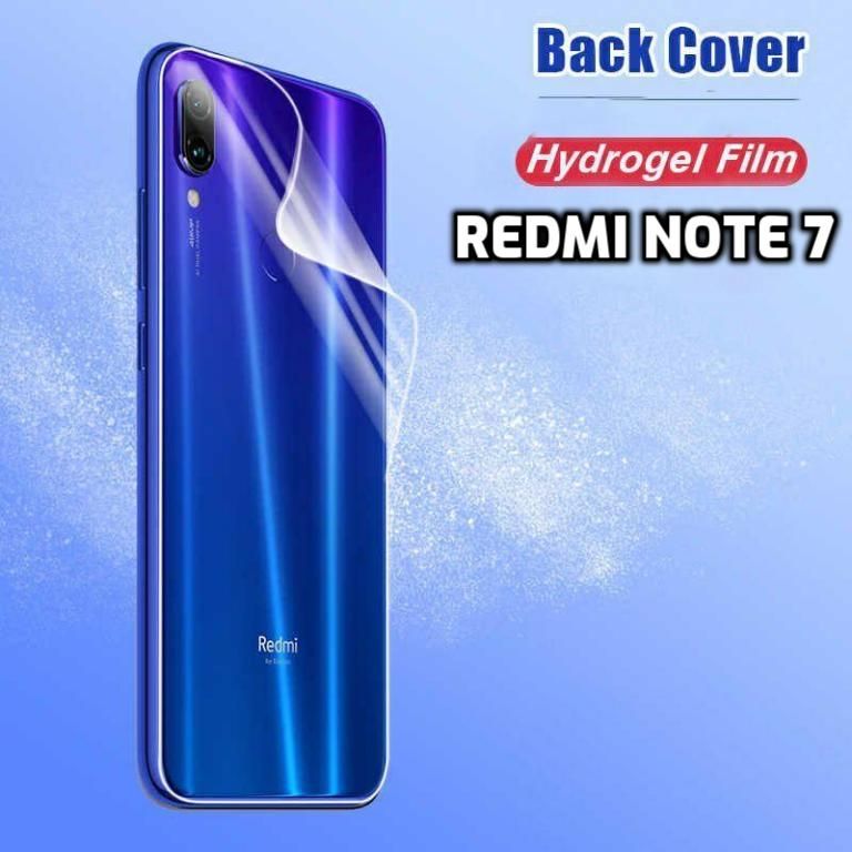 For Xiaomi Redmi Note 7 Hydrogel Back Poly - Transparent