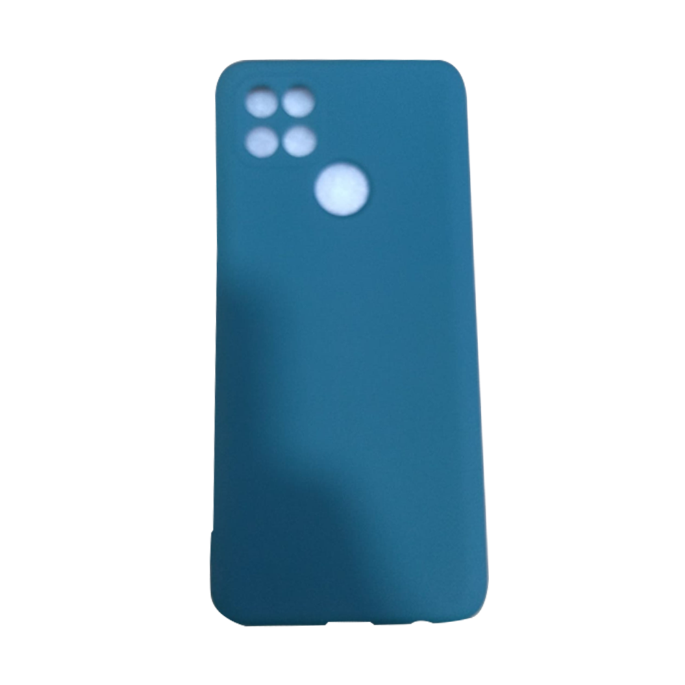 Silicon Soft Mobile Cover Case For Realme C15 - Blue