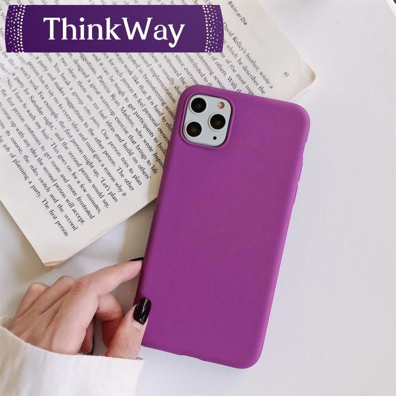 Luxury Sandstone Soft Shockproof Phone Case For OnePlus 7 7T 8 Pro 6 6T 5 5T Candy Color Matte Slim Cover For OnePlus Noed Coque