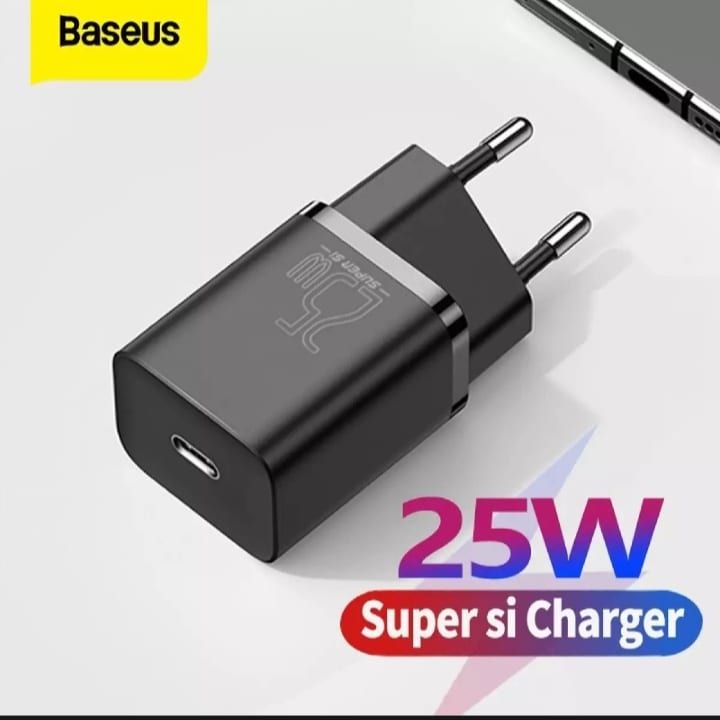 Baseus USB C Charger 25W Support Type C PD Fast Charging Portable Phone Charger For S20 S21 Ultra Tablet