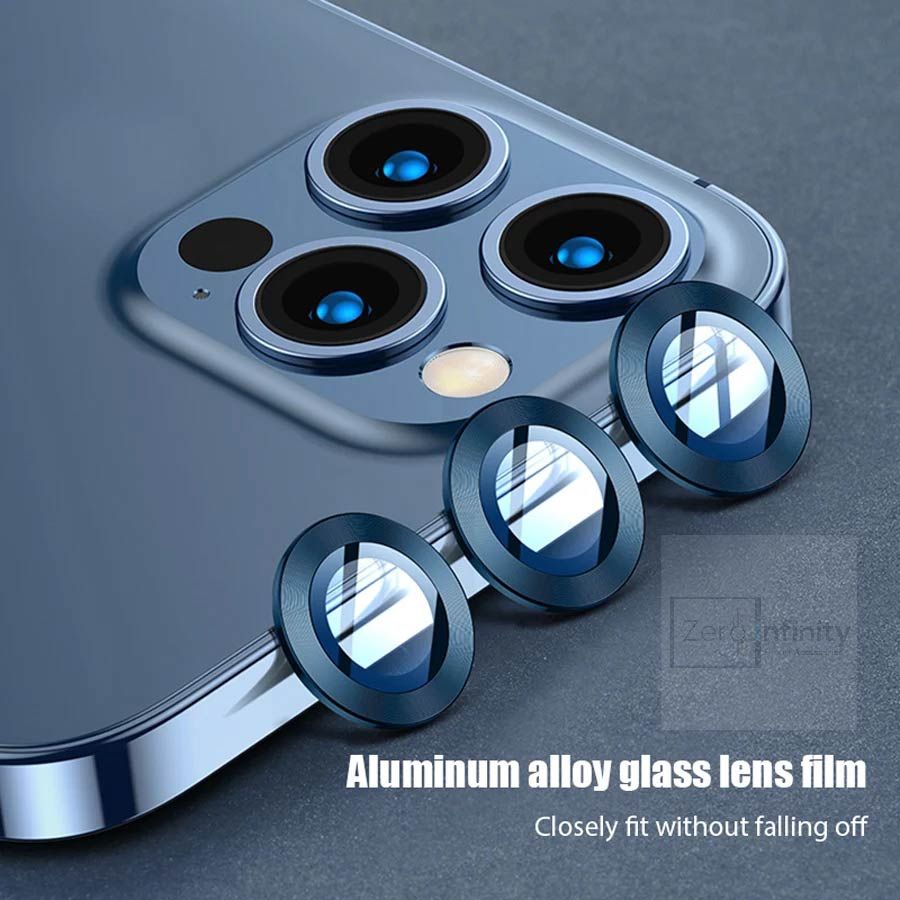 For iPhone 12 Pro Max Metal Ring Glass Full Cover Camera Lens Protectors for iPhone 12pro max 12mini 12pro Protective Cap