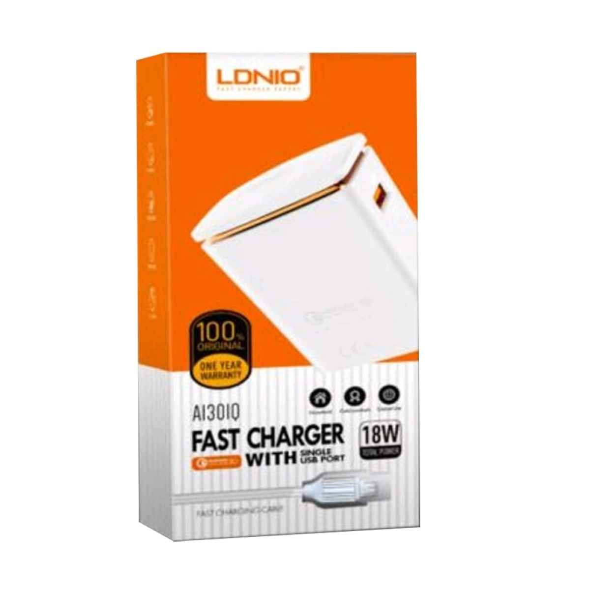 LDNIO AI301Q Fast Charging For Type-C