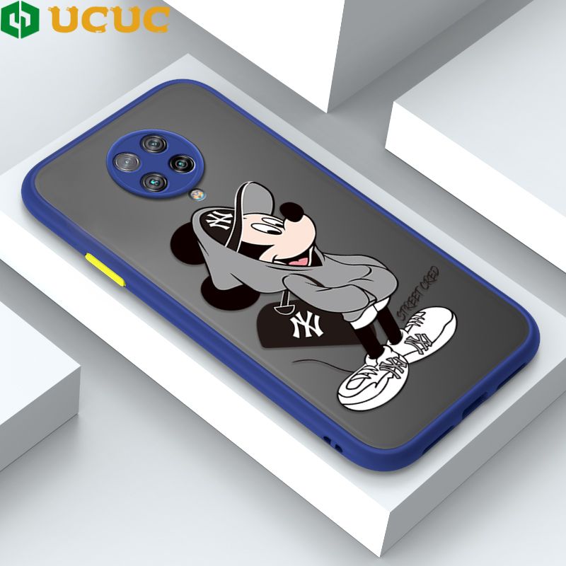 UCUC for Redmi K30 Pro / Xiaomi Poco F2 Pro / Pocophone F2 Pro / K30 Pro ZooM Back Cover Handsome Mouse Frosted Transparent Hard Phone Case Thin Shockproof Full Cover Camera Protect Case