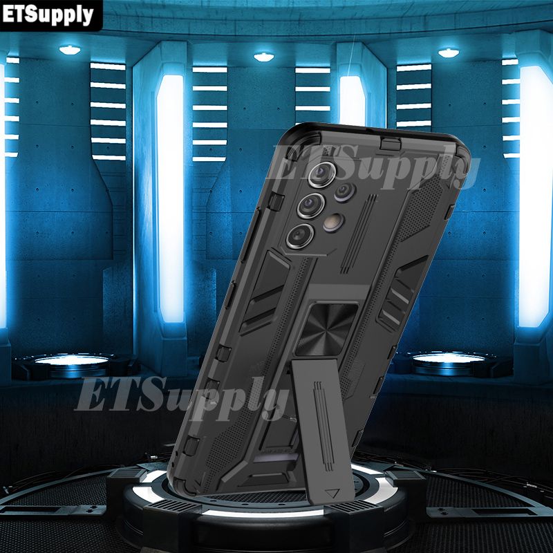 ETSupply Luxury Armor Ring Case for Galaxy A73 5G Cases Magnetic Anti-Fall Soft Shockproof Full Back Cover Housing for Samsung A73 5G Cover