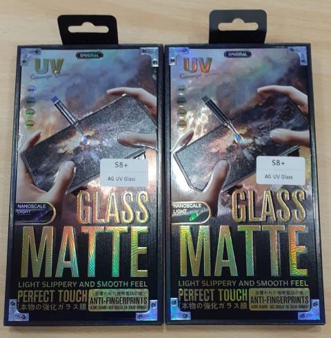 FOR Samsung Galaxy S8 Plus - Matte Liquid UV Antifingerprint Tempered Glass
