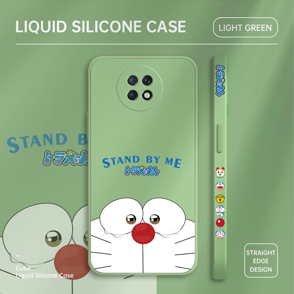 ZeroQiQi for Redmi Note 9T Case Cartoon Weeping Cat Phone Cover Soft Full Lens Protection Casing Ultra Thin Soft Liquid Silicone Phone Cases