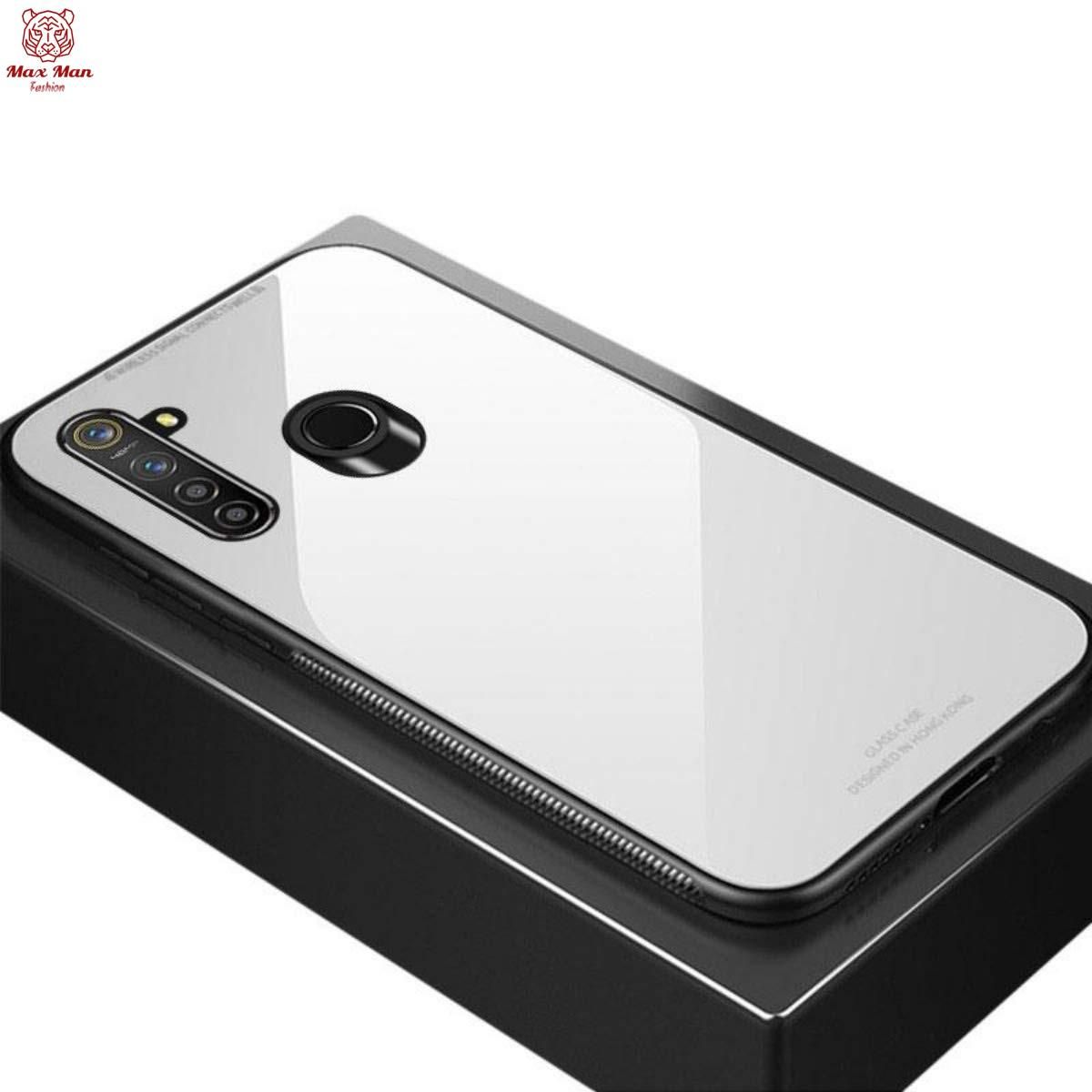 OPPPO Realme 5i / Realme 5 / Realme 5S “HONG KONG Design” Tempered Glass Protector Casing Glass Back Phone Cover