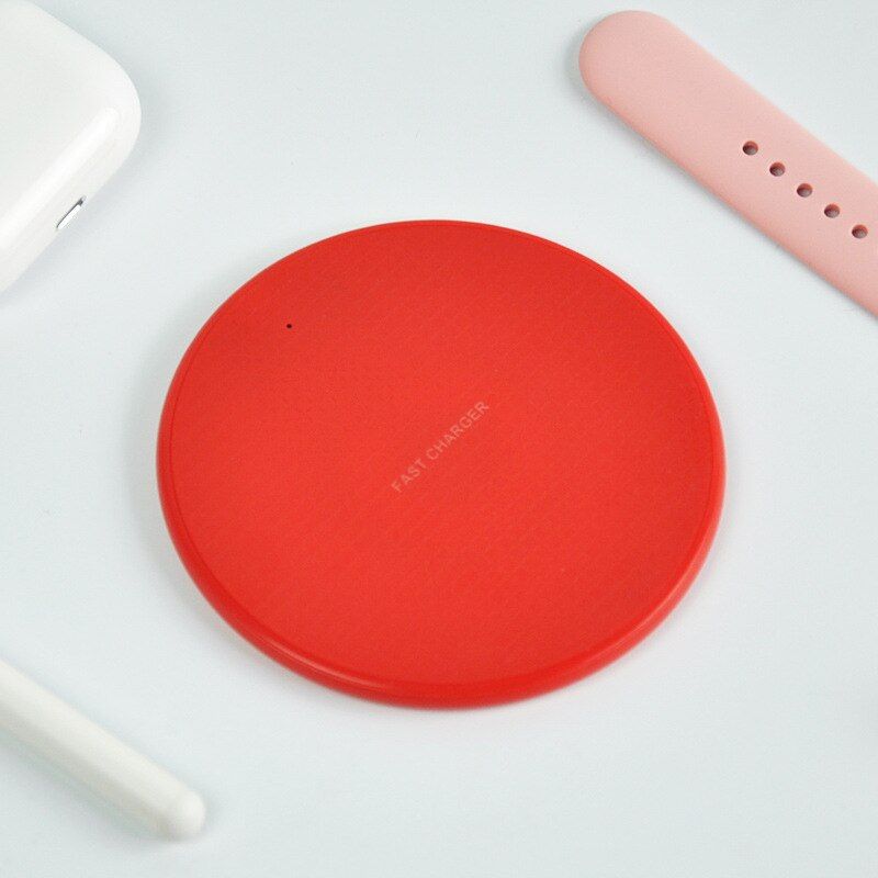 Wireless Chargers Luxury Qi Fast Wireless Charger For IPhone Samsung Huawei Xiao Accessories
