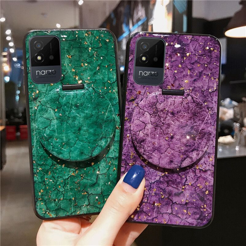 Phone case Realme Narzo 50i Case Luxury Fashion Phone Cases Rhinestone Soft Cover Mirror Girl For Realme Narzo50i