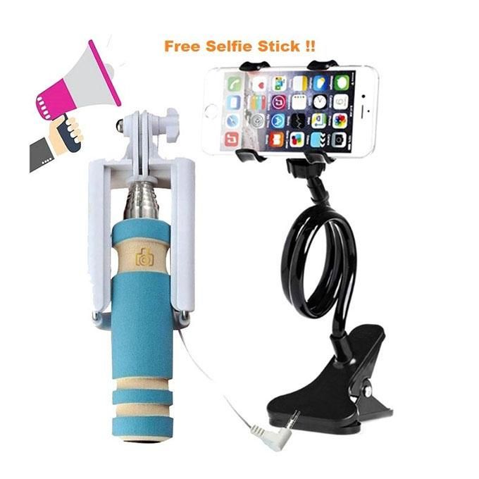 Mobile Phone Flexible 360 Degree Long Stand With Selfie Stick