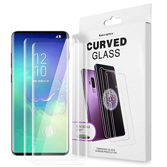 Huawei Mate 20 pro Original UV Light Adhesive Tempered Glass Screen Protector - Transperent