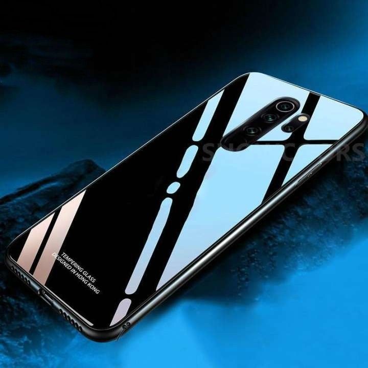 For Xiaomi Redmi 9 - (100% Premium Quality) DESIGNED IN HONG KONG Scratchproof Tempered Glass Case Back Cover
