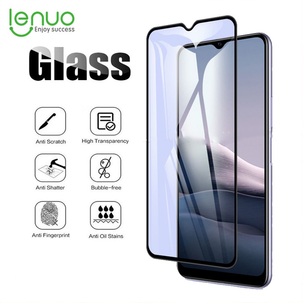 Lenuo for Xiaomi Redmi 10 2022 / Redmi 10 Prime Screen Protector Full Glue Tempered Glass Film