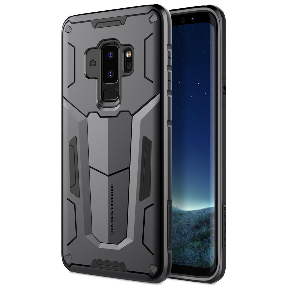 NILLKIN Shockproof Armor Defender PC + TPU Protective Case For Samsung Galaxy S9 Plus - Black