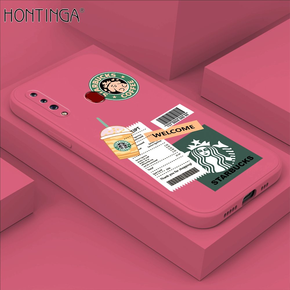 Hontinga for Samsung Galaxy A20S Case Cartoon Popularity Phone Case Soft Square Edge Silicone Cases Full Lens Cover Shockproof Protection Cover