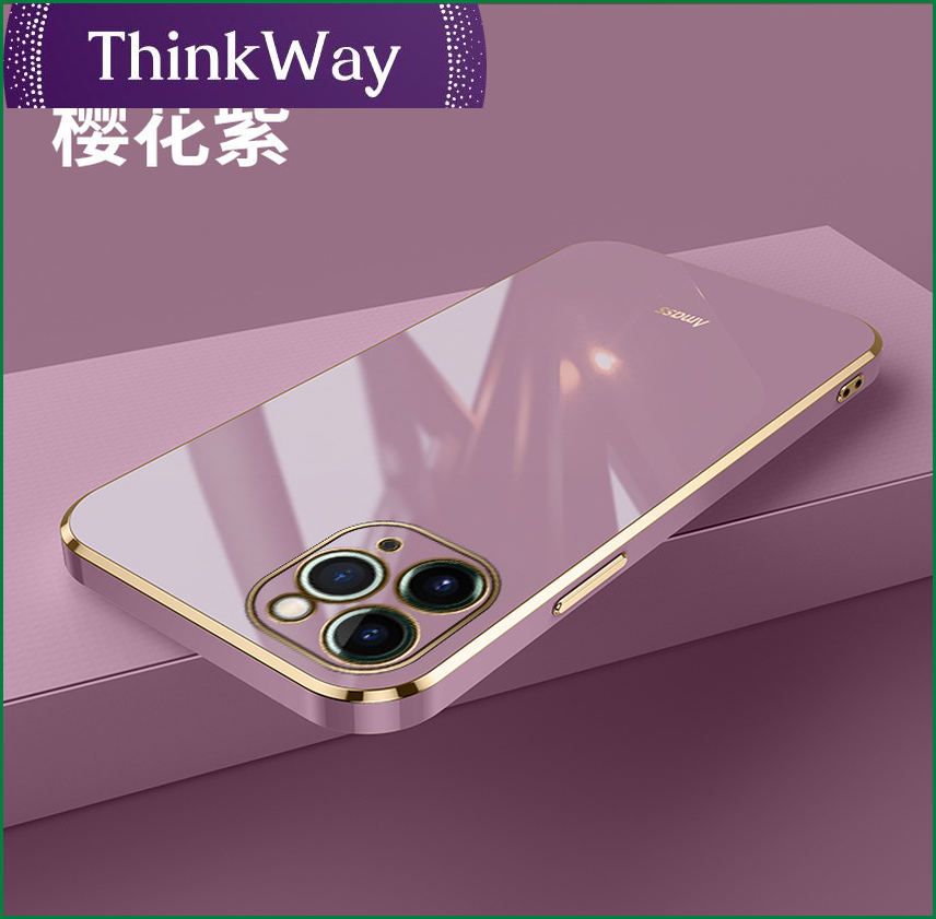 RealmeV15 mobile phone case new straight edge plating Reno7Pro realme GT protective cover Q3K9S suitable for all-inclusive