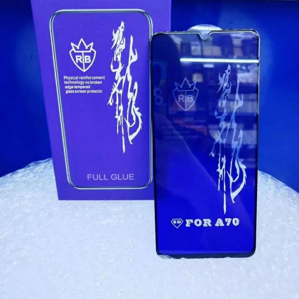 Samsung a70 100% এর জন্য আসল রিনবো 6d গ্লাস ফোন স্ক্রিন প্রোটেক্টর