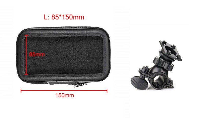 Telephone Holder Motorcycle Phone Bag for Samsung iphone Moto Bicycle Rear View Mirror Mount Holder Stand Waterproof Case Cover