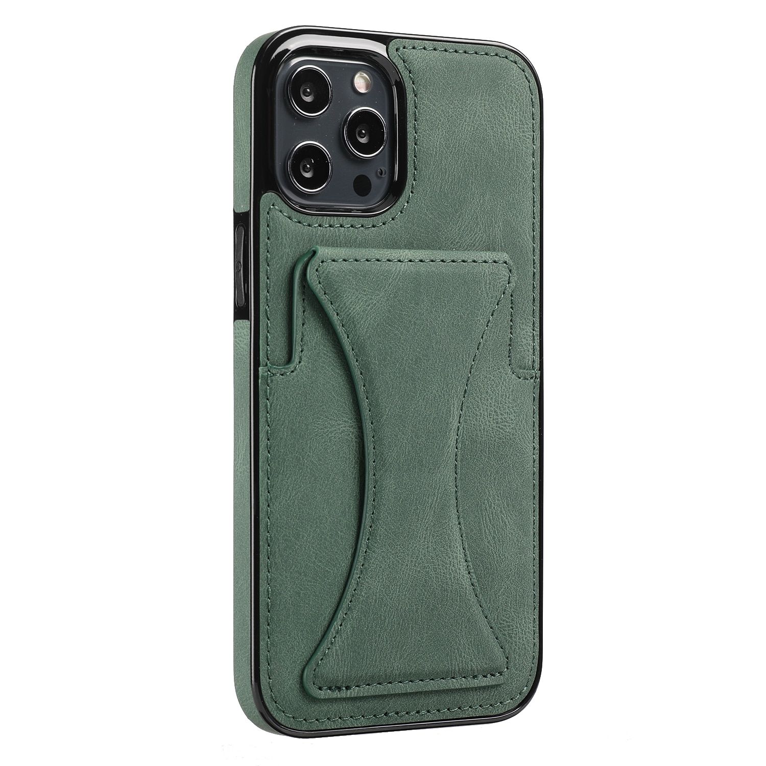 For Iphone 11 12 13 Pro Max 12 13 Mini Leather Case For Iphone 7 8 Plus Xr X Xs Max Luxury Card Slot Bracket Cover