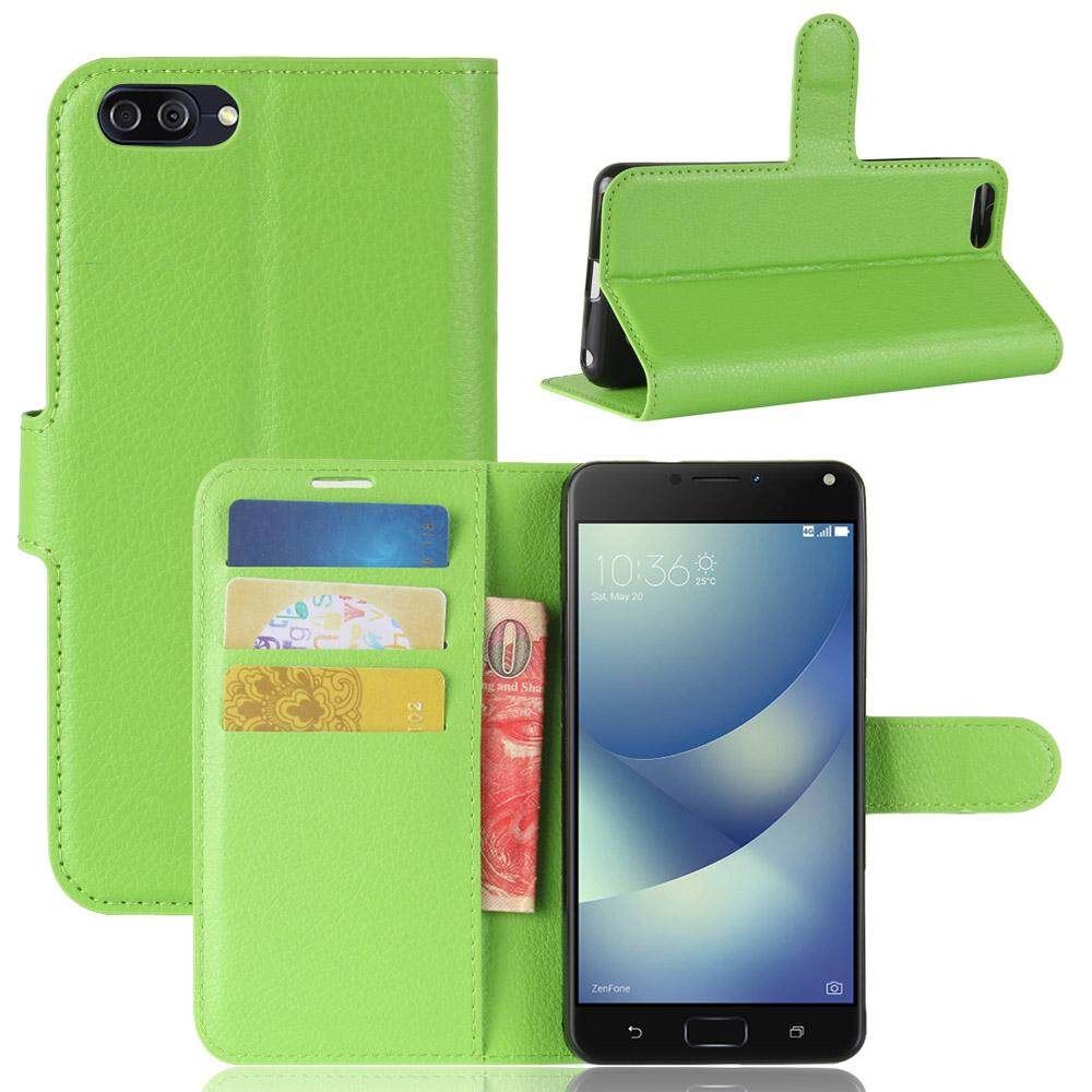 PU Leather Cover For Asus Zenfone 4 Max ZC520KL Case Flip Magnetic Closure Stand Wallet Phone Casing