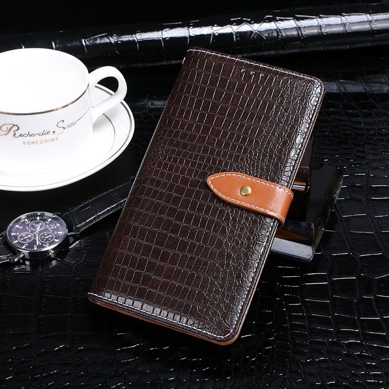 （Ready Stock)For Xiaomi Mi 10T Pro 5G idewei Crocodile Texture Horizontal Flip Leather Case with Holder & Card Slots & Wallet(Burgundy)