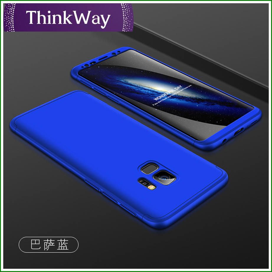 Case, 360 degree Black Protection Matte Ultra Slim Cover PC Hard Case Body Protection Scratchproof Cover 360 degree Full Cover For Samsung S8 & Samsung S8 plus