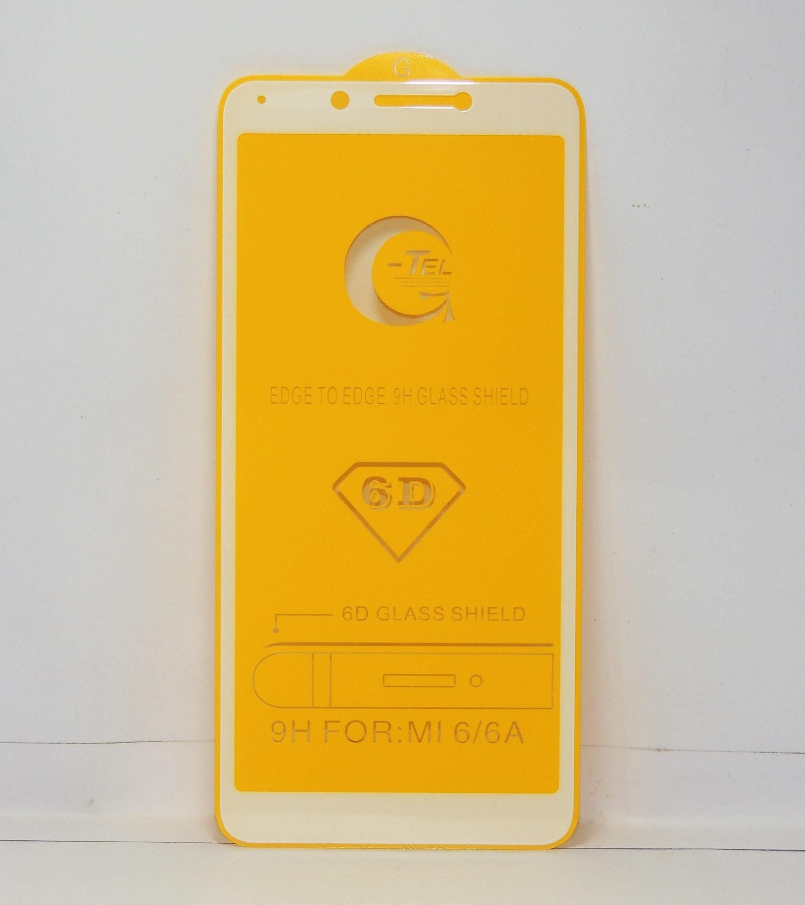 6D 9H Tempered Glass Screen Protector for Xiaomi Redmi 6 - White