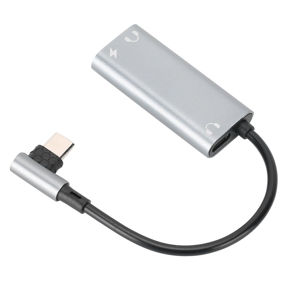 3 in 1 Type-C Adapter 3.5mm Headphone Fast Charging Cable Line PD for Phone PC