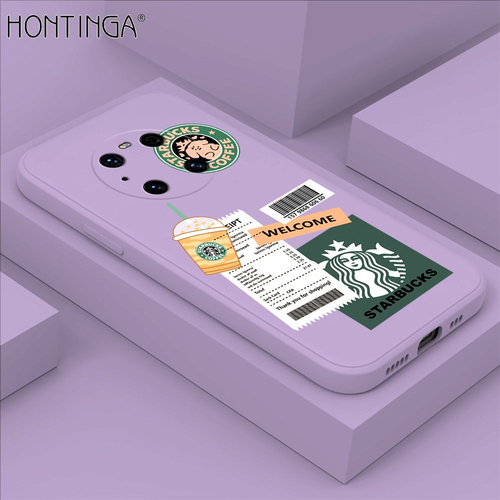 Hontinga for Huawei Mate 40 Pro Plus Case Cartoon Popularity Phone Case Soft Square Edge Silicone Cases Full Lens Cover Shockproof Protection Cover
