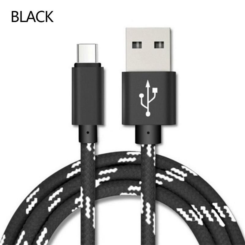 0.25m 1m 2m 3m USB Type C Cable Braided Data Sync USB Charger Cable For Huawei Honor 9A 9S 9C 9X 20 30 Lite Pro 30S X10 Cord