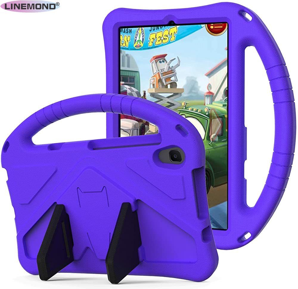 Tablet Protective Clips For Samsung Galaxy Tab A 8.4 Inch (2020) SM-T307/T307U Case, for Kids Eva Shockproof Lightweight Dropproof Stand Tablet Case, With Large Handle Rugged Protective Case Tablet PC