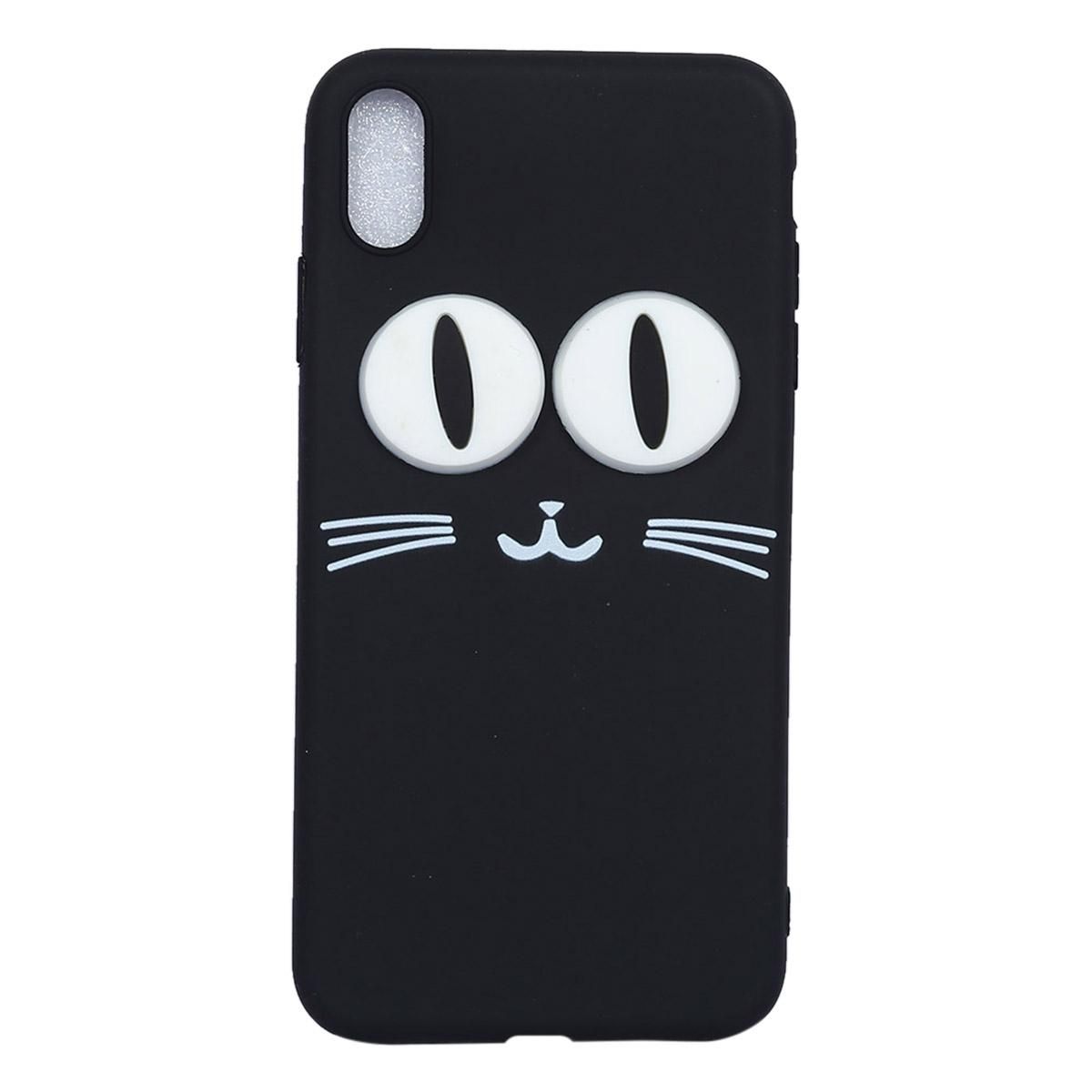 Back Cover For iPhone XS Max - Black